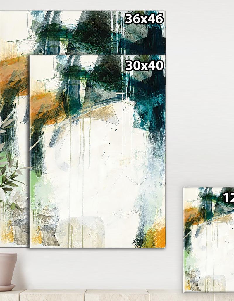 DesignQ Turbulence I - Modern Canvas Wall Art