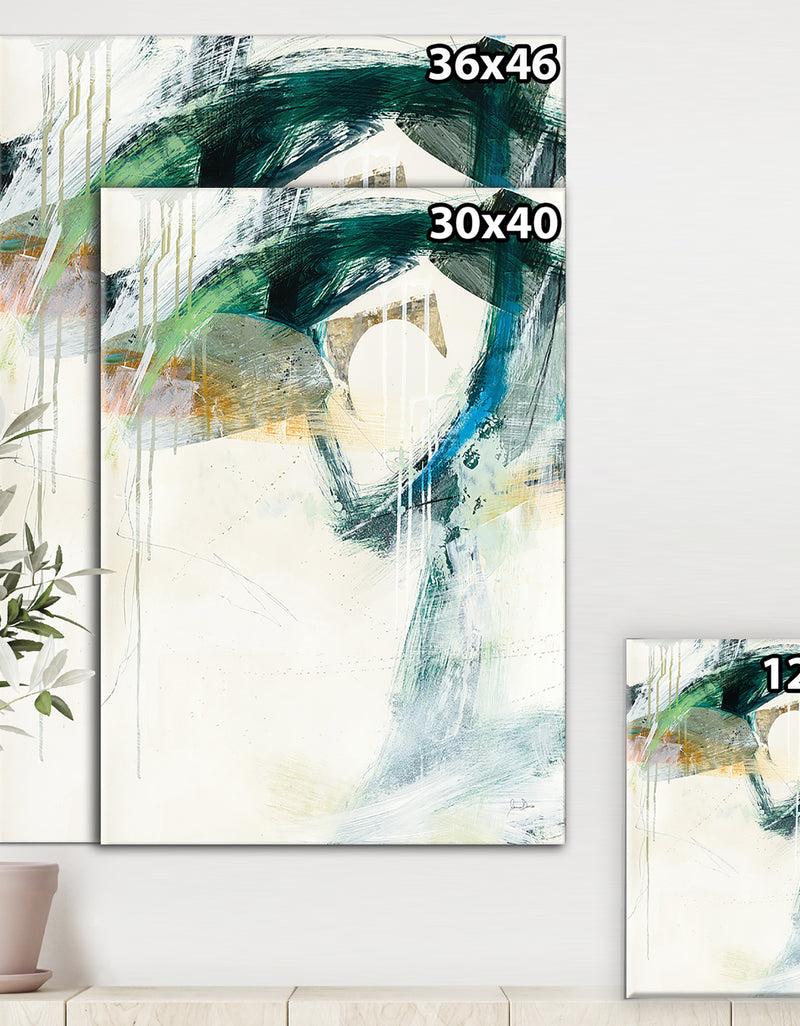 DesignQ Turbulence III - Modern Canvas Wall Art