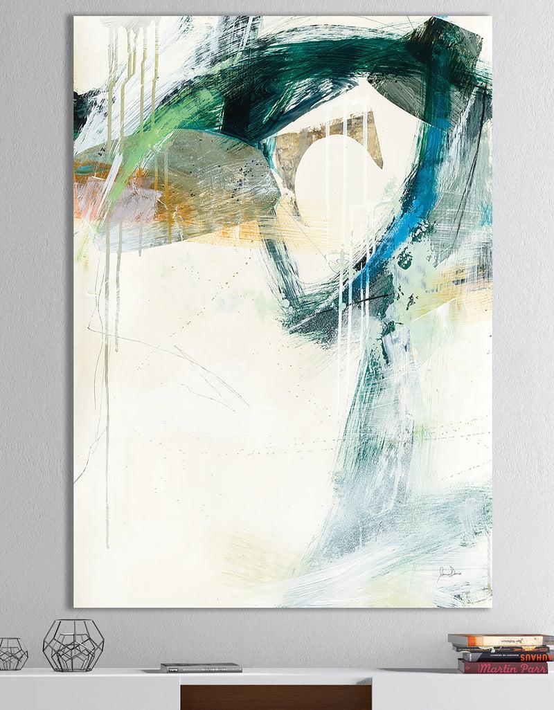 DesignQ Turbulence III - Modern Canvas Wall Art