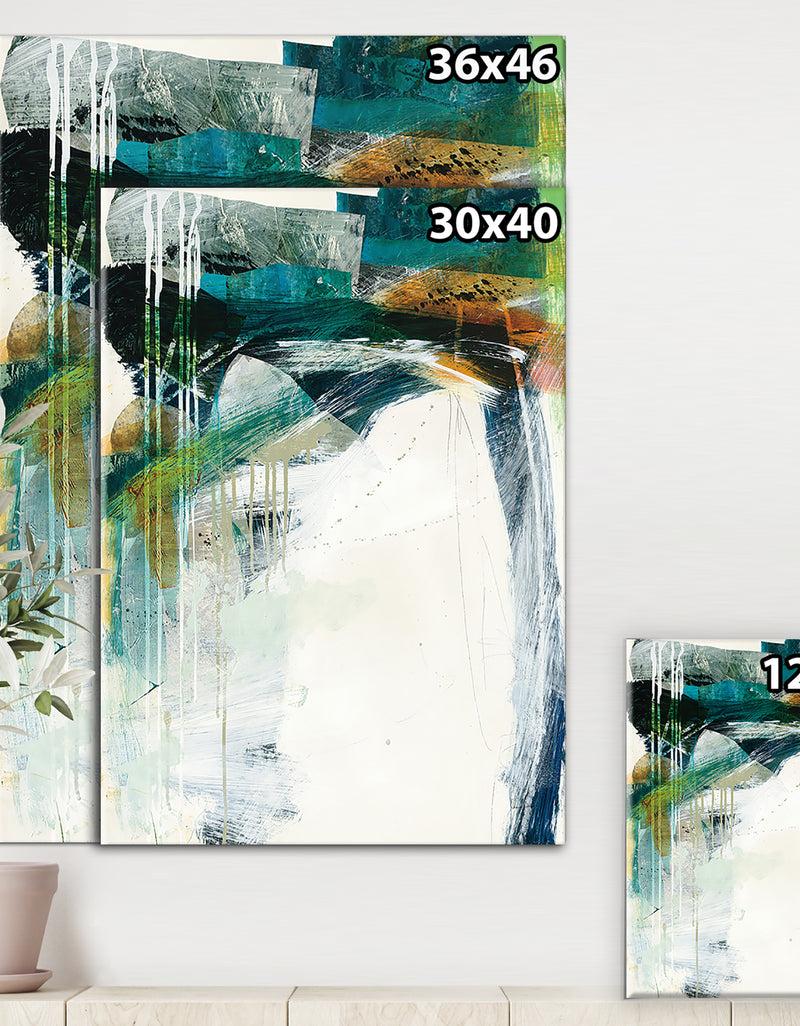 DesignQ Turbulence IV - Modern Canvas Wall Art