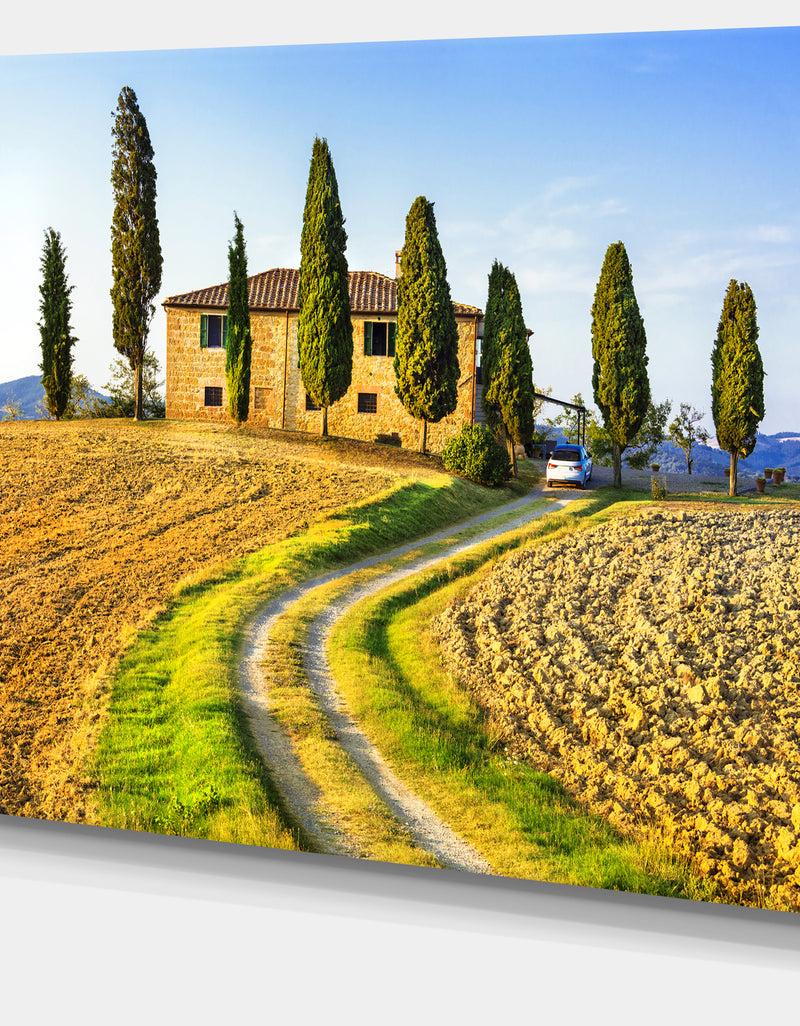 DesignQ Tuscany Scenery Italy Wall Artwork