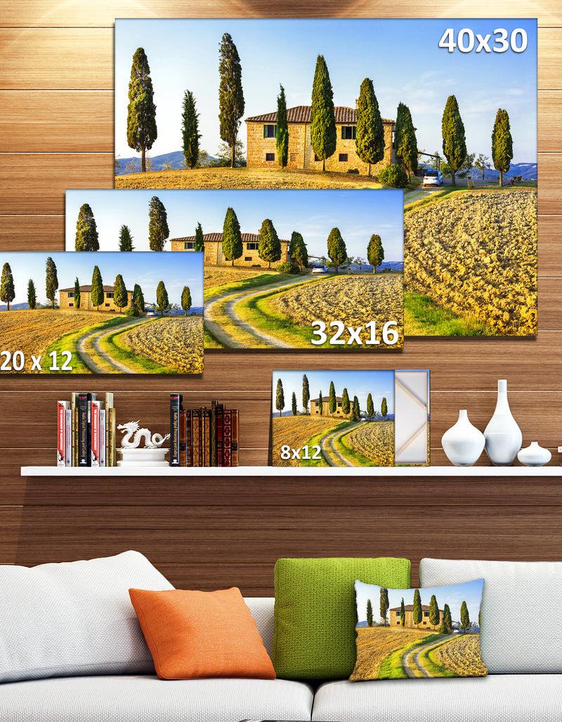 DesignQ Tuscany Scenery Italy Wall Artwork