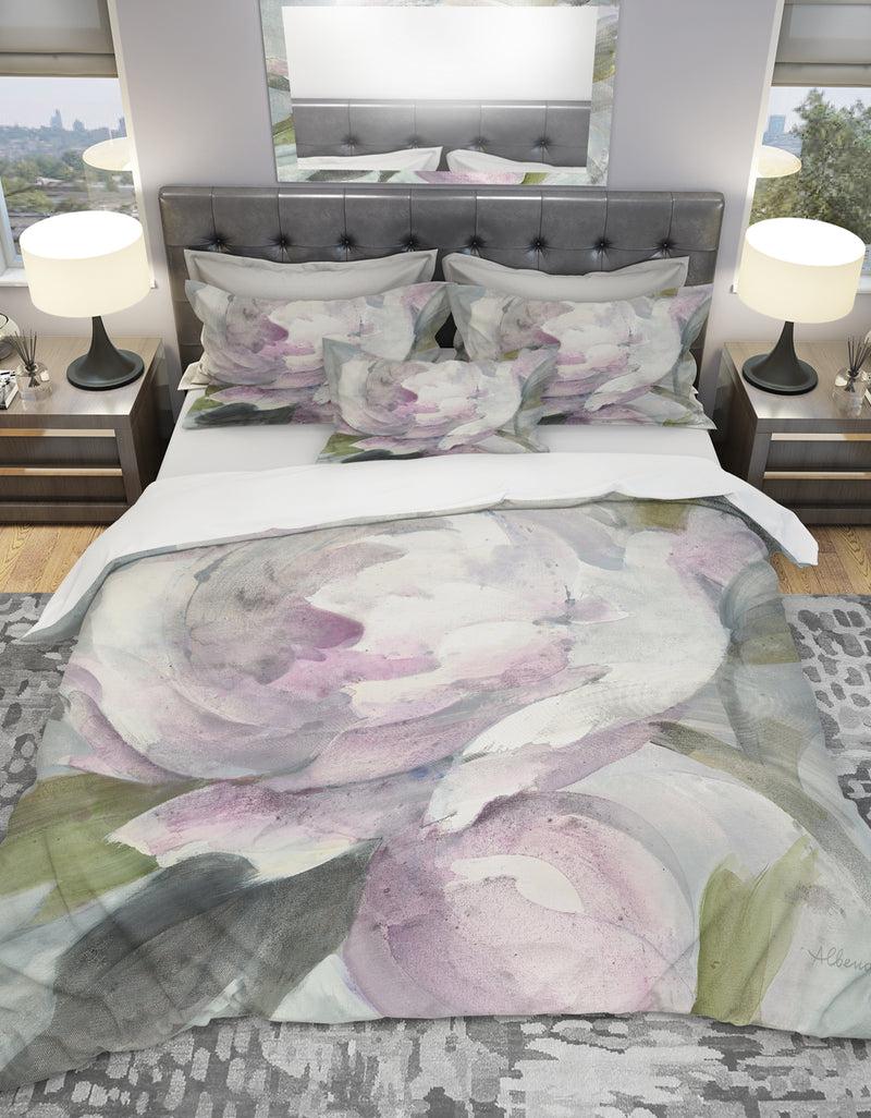 DesignQ Twilight Peony - Shabby Duvet Cover Set