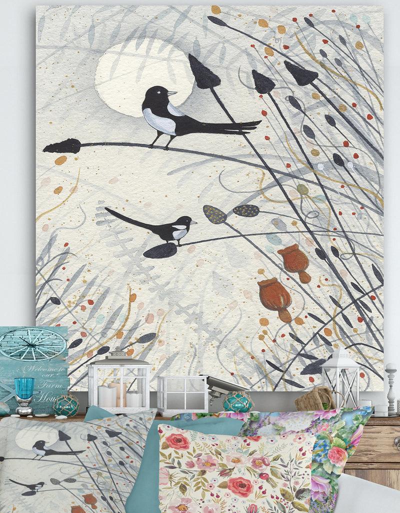 DesignQ Two For Joy - Cottage Gallery-wrapped Canvas