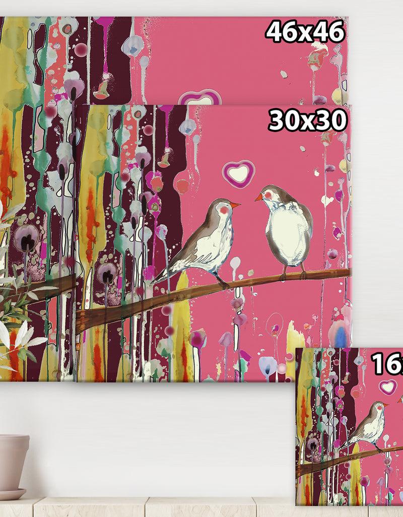 DesignQ Valentin 2 - Cottage Premium Canvas Wall Art