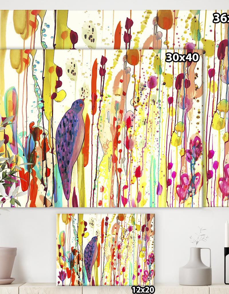 DesignQ Vers Le Ciel - Cottage Canvas Art Print