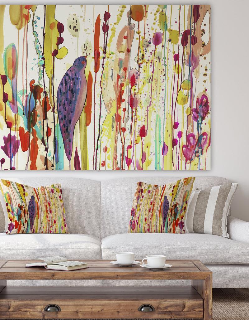 DesignQ Vers Le Ciel - Cottage Canvas Art Print