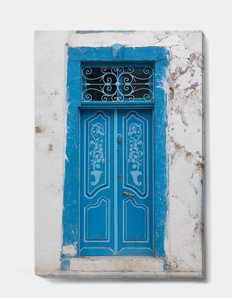 DesignQ Vintage Door In Tunesia - Vintage Canvas Art