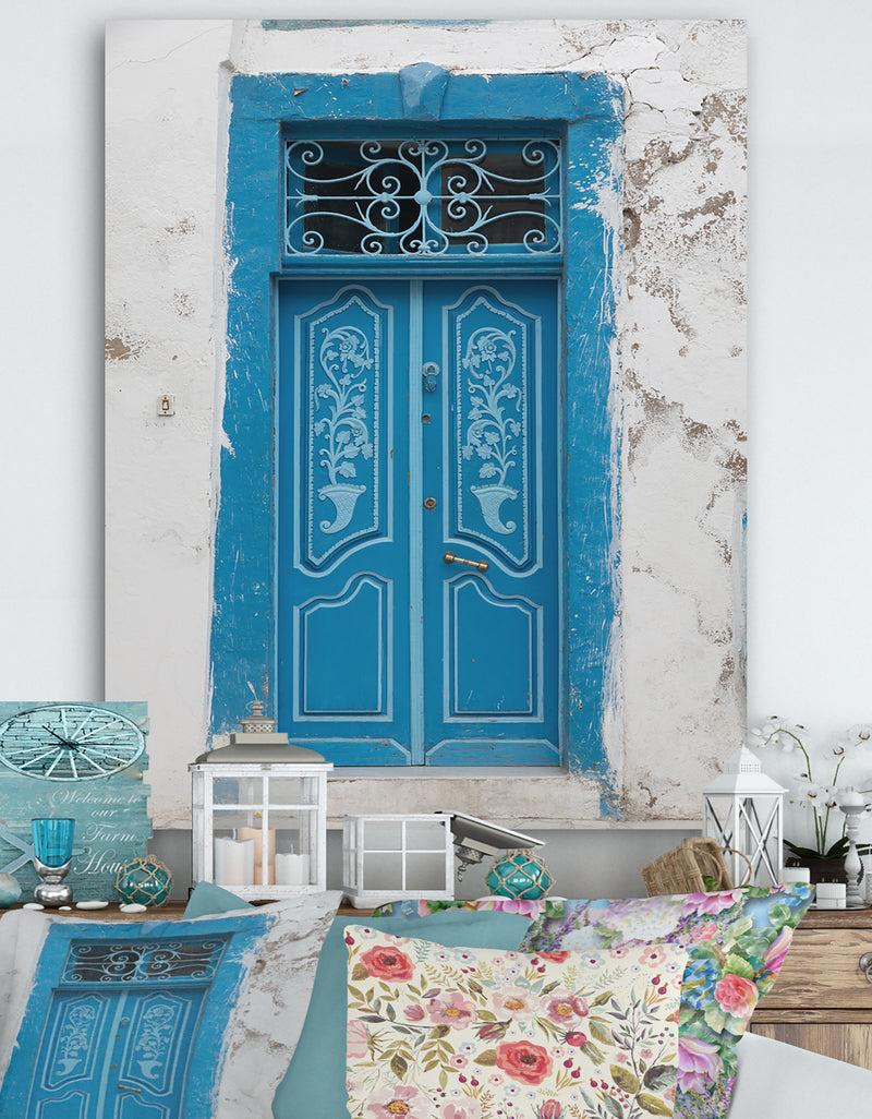 DesignQ Vintage Door In Tunesia - Vintage Canvas Art