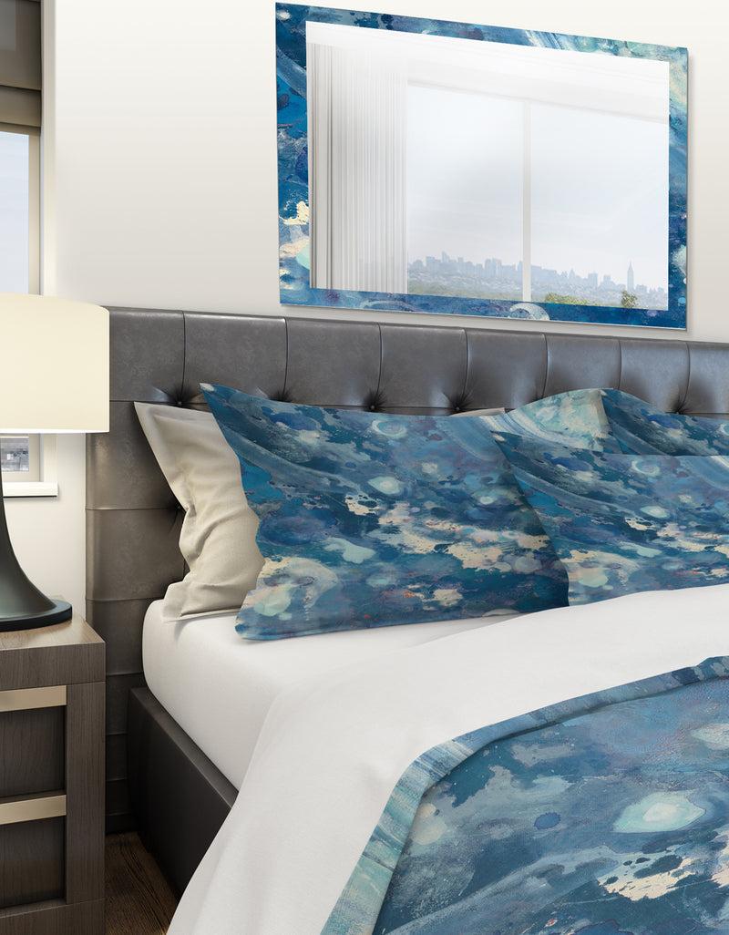 DesignQ Water III - Geometric Duvet Cover Set