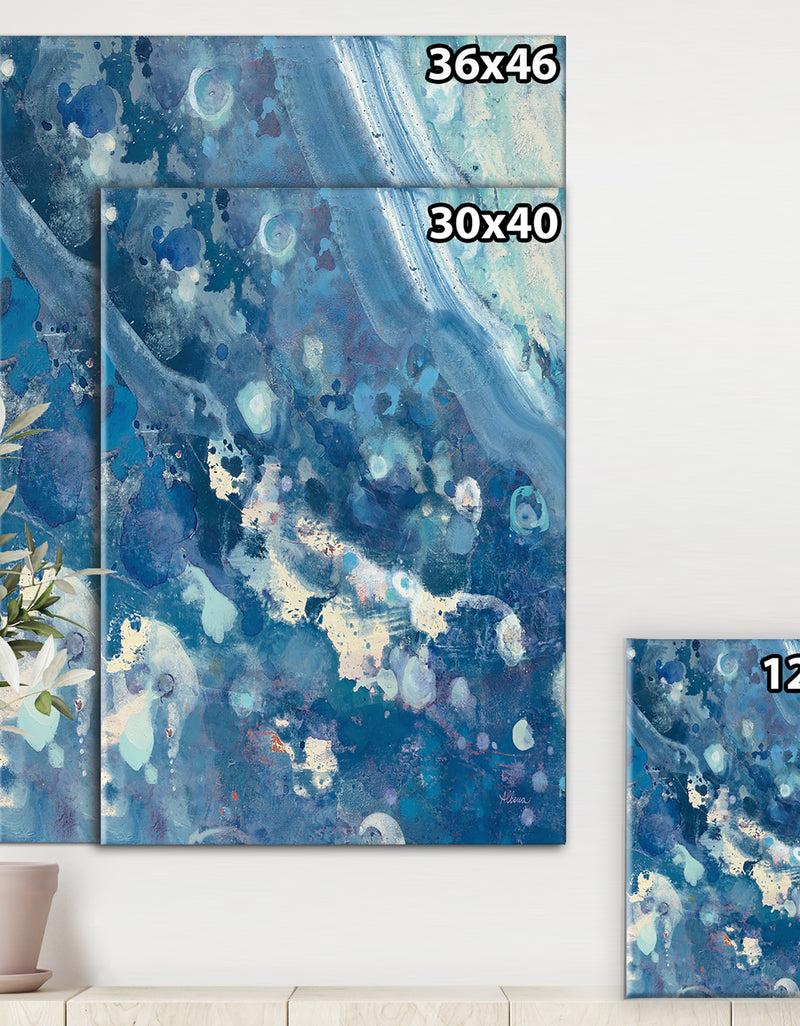 DesignQ Water III - Map Canvas Art