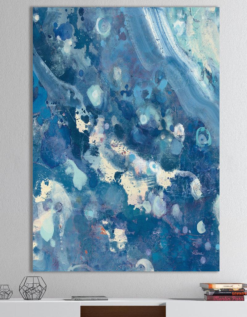 DesignQ Water III - Map Canvas Art