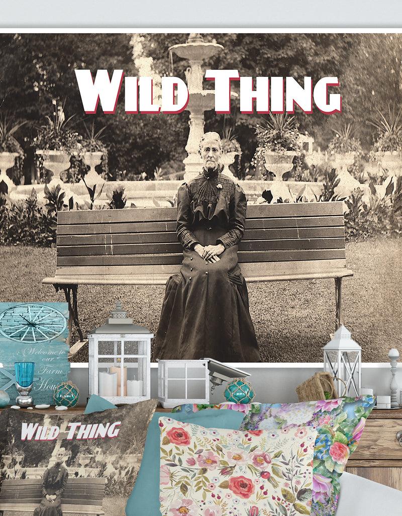 DesignQ Wild Thing II - Cottage Canvas Wall Art