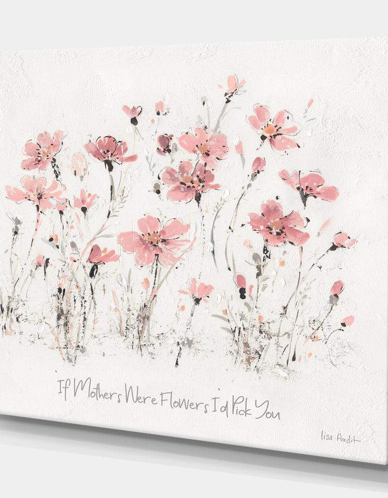 DesignQ Wildflowers III - Traditional Canvas Art