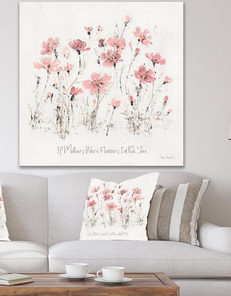 DesignQ Wildflowers III - Traditional Canvas Art