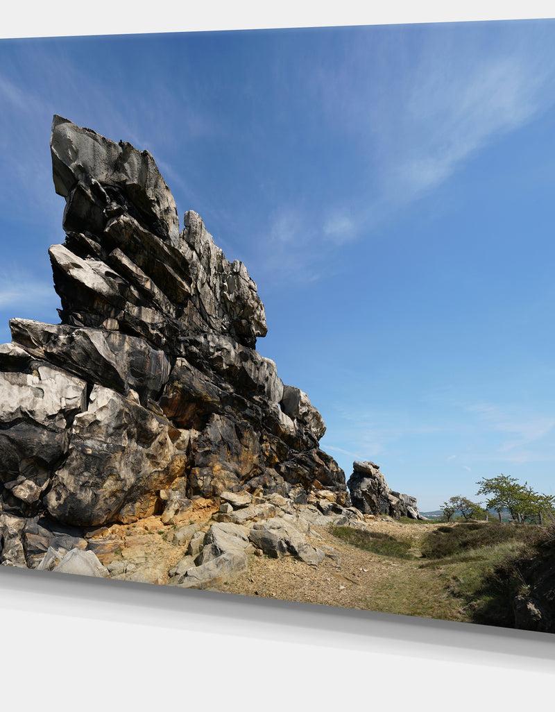 DesignQ Devil's Wall At Weddersleben - Modern Landscpae Wall Art