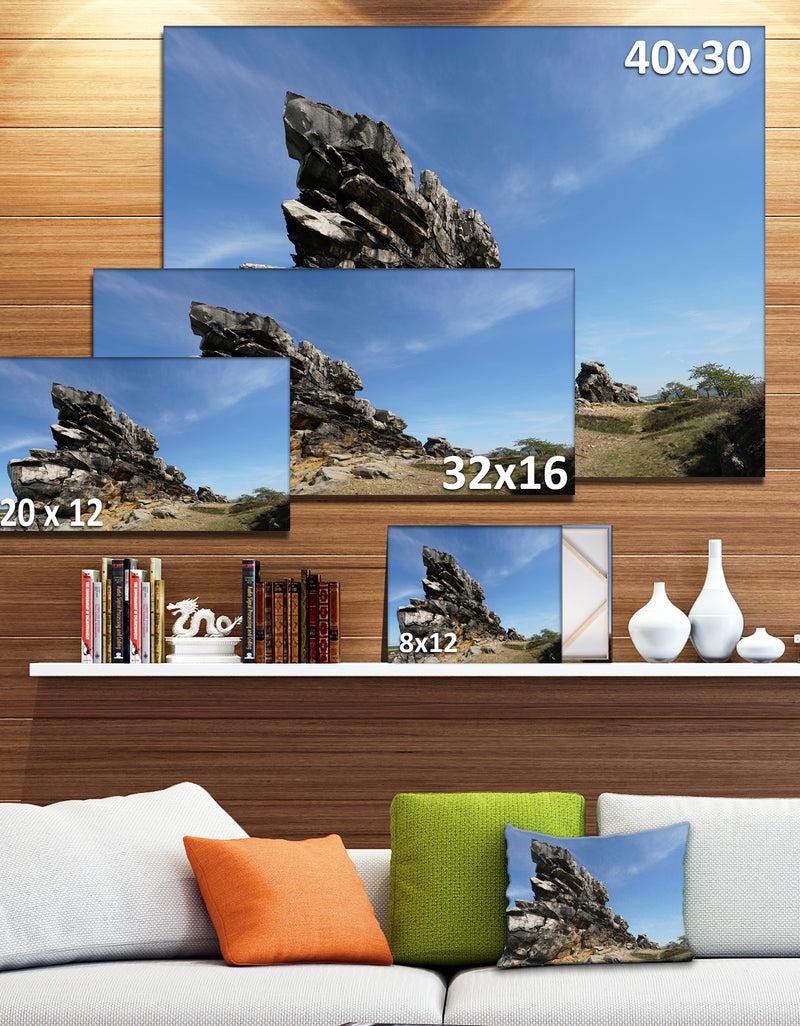 DesignQ Devil's Wall At Weddersleben - Modern Landscpae Wall Art