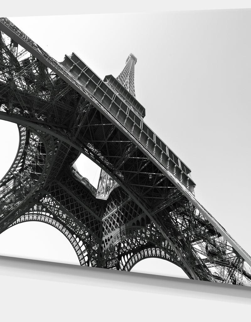 DesignQ Eiffel Tower Into The Sky - Skyscape Photography Canvas Print