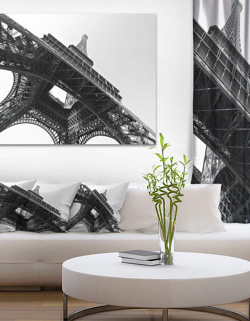 DesignQ Eiffel Tower into the Sky - Skyscape Photography Canvas Print
