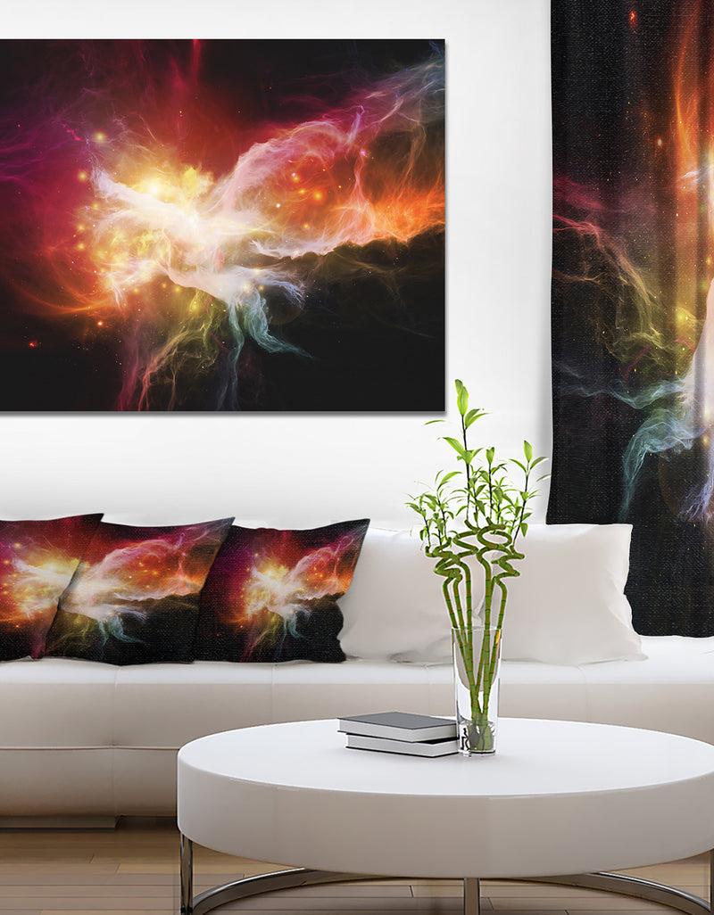 DesignQ Elegance of Nebulae - Abstract Canvas Artwork