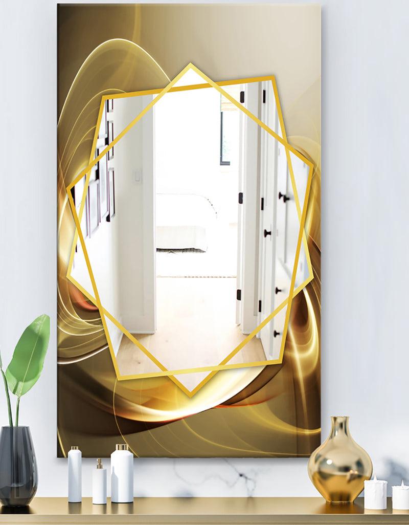 DesignQ Elegant Modern Sofa - Modern Mirror - Frameless Contemporary Wall Mirror