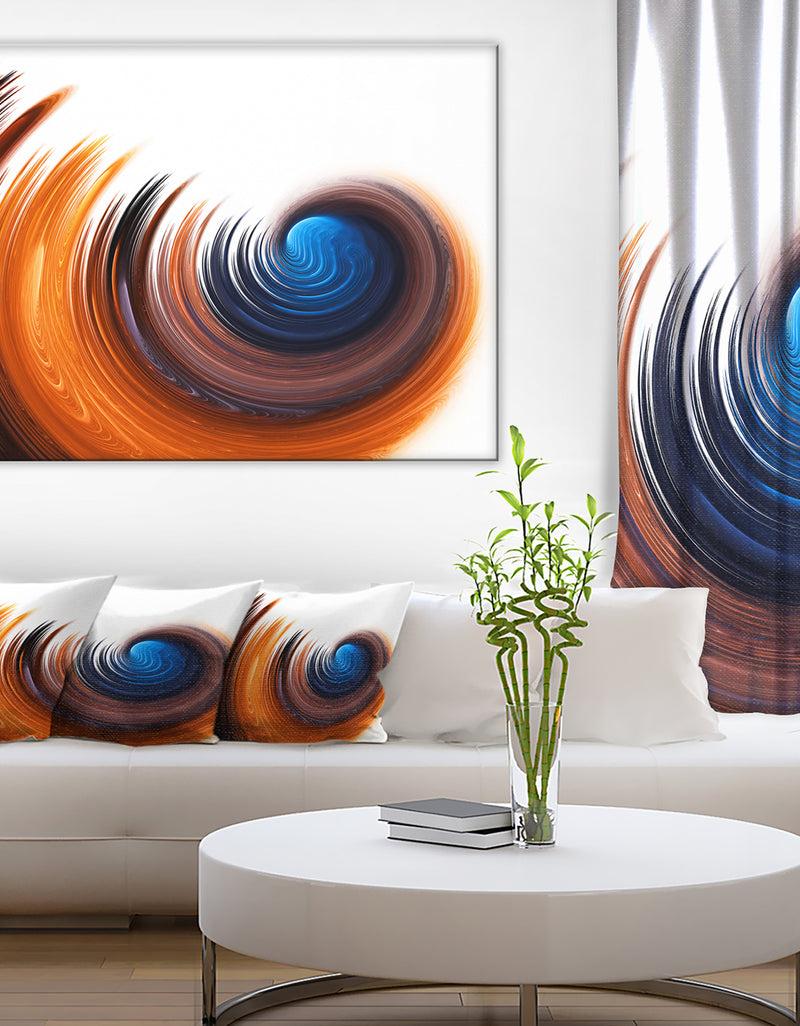DesignQ Elegant Spiral Design - Digital Canvas Art Print