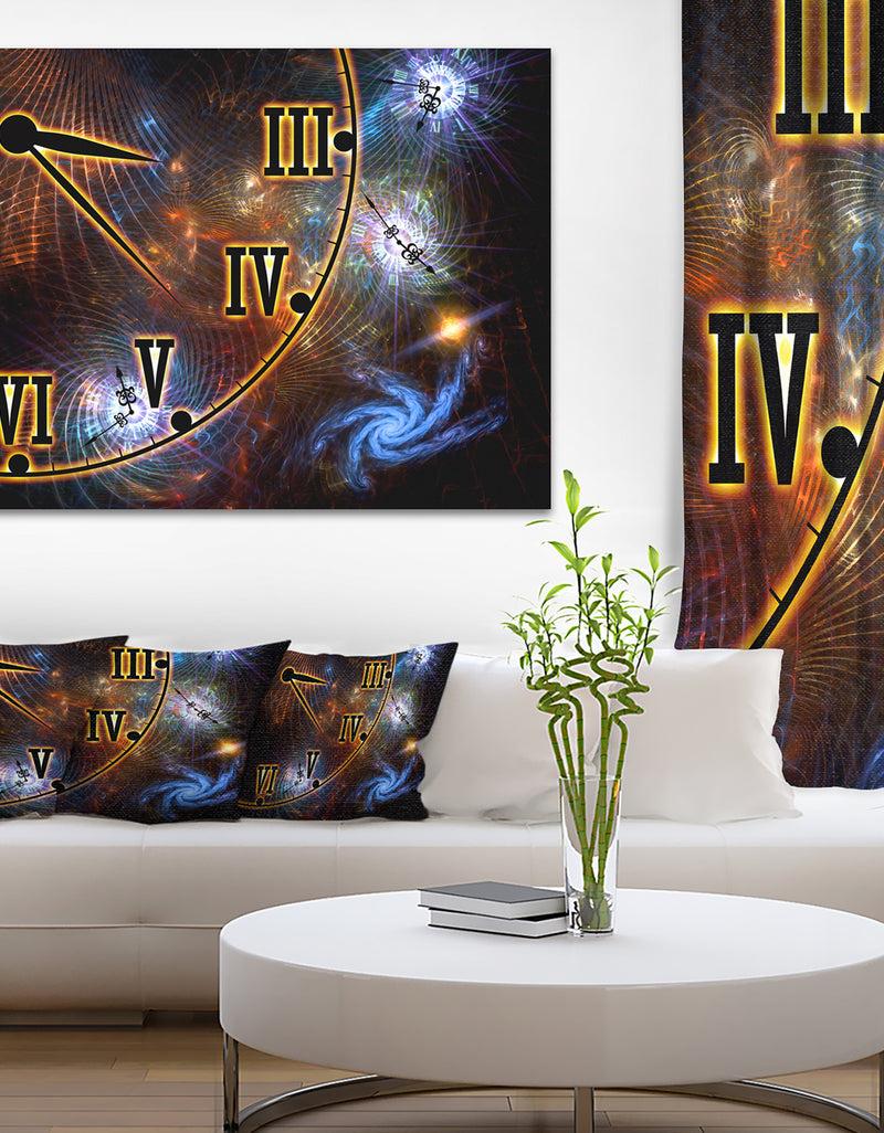 DesignQ Fabric of Space and Time - Digital Canvas Art Print