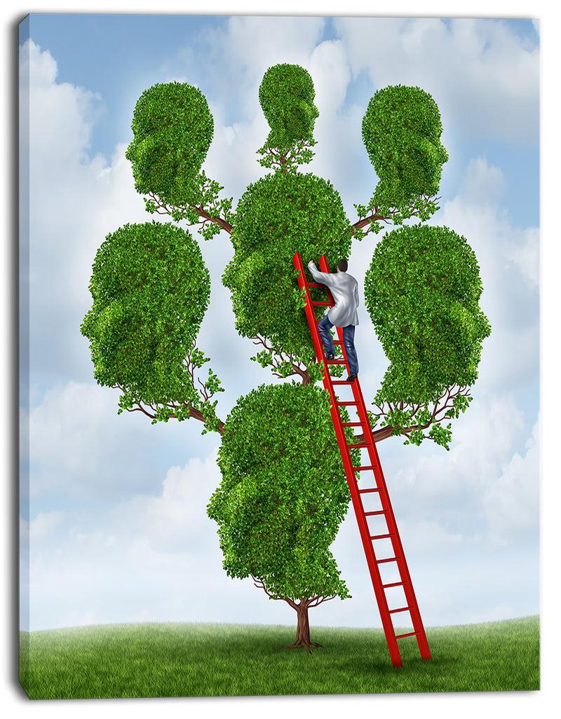 DesignQ Family Therapy - Abstract Digital Canvas Print