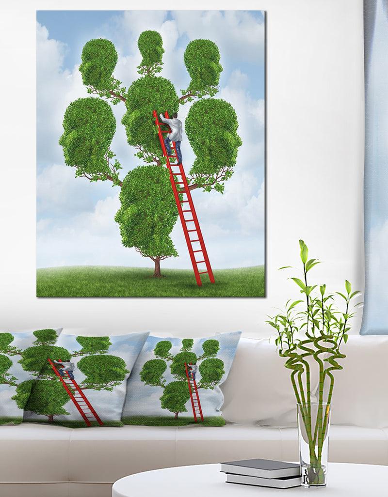 DesignQ Family Therapy - Abstract Digital Canvas Print