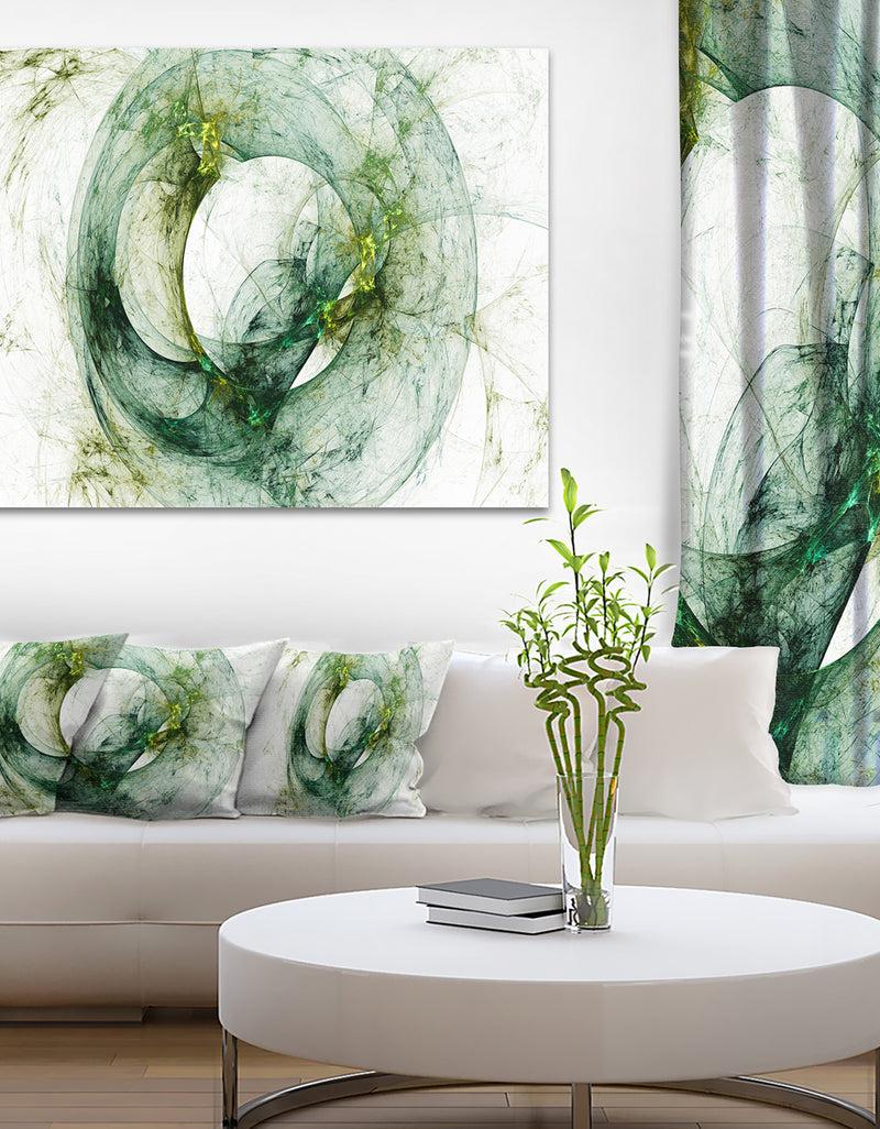 DesignQ Far Spherical Galaxy Brown - Abstract Digital Art Canvas Print