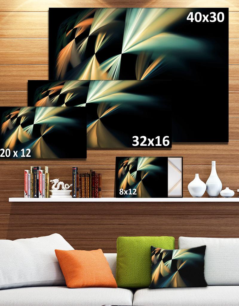 DesignQ Floating Abstract Fractal Designs - Abstract Art On Canvas