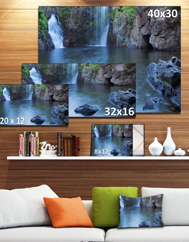 DesignQ Florence Falls In Litchfield - Landscape Wall Art On Canvas