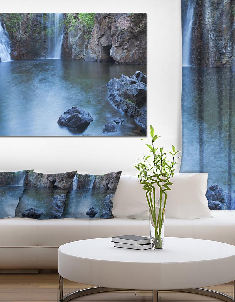 DesignQ Florence Falls in Litchfield - Landscape Wall Art on Canvas