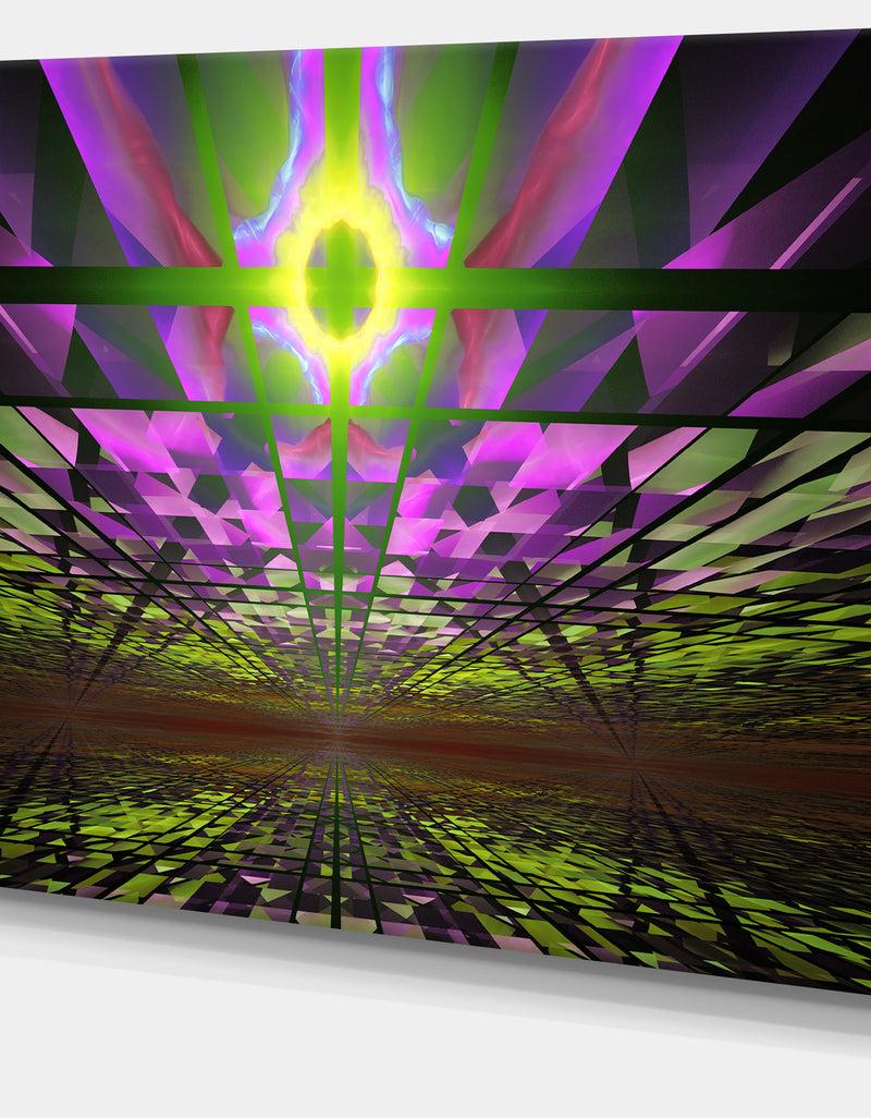 DesignQ Fractal Cosmic Apocalypse - Abstract Art On Canvas