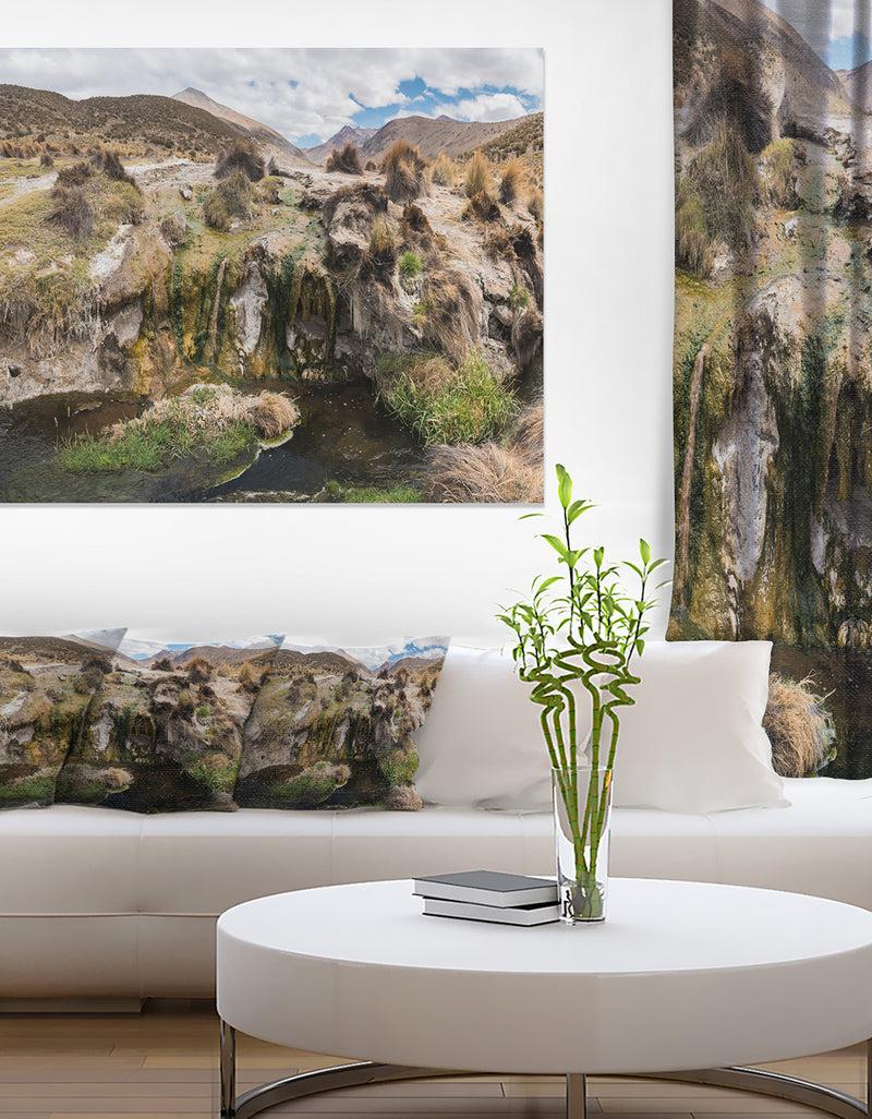 DesignQ Fumaroles Altipano Geothermal Area - Landscape Print Wall Artwork