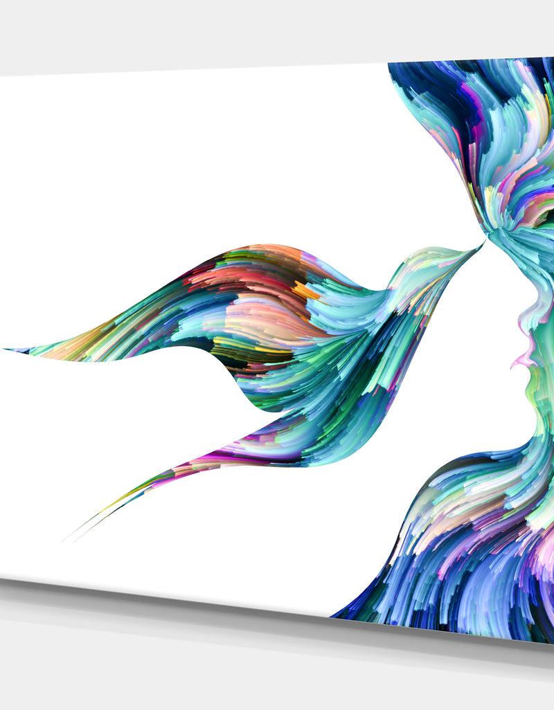 DesignQ Game Of Imagination - Contemporary Art On Wrapped Canvas