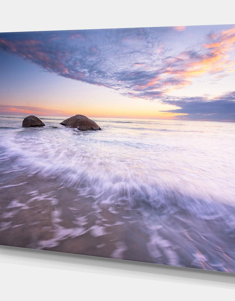 DesignQ Glorious Seas - Landscapes Sea & Shore Photographic On Wrapped Canvas