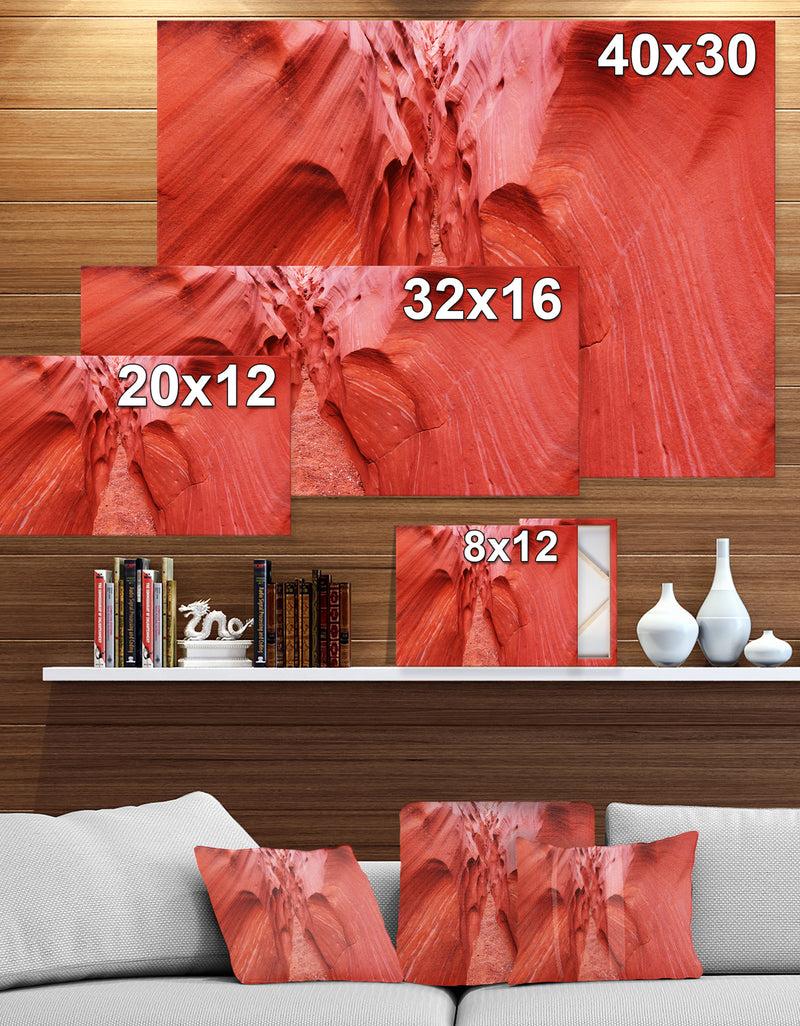 DesignQ Grand Escalante National Park Canyon Sandstone - Canyon Photography On Wrapped Canvas