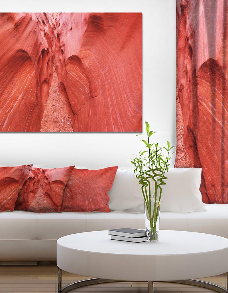 DesignQ Grand Escalante National Park Canyon Sandstone - Canyon Photography on wrapped canvas