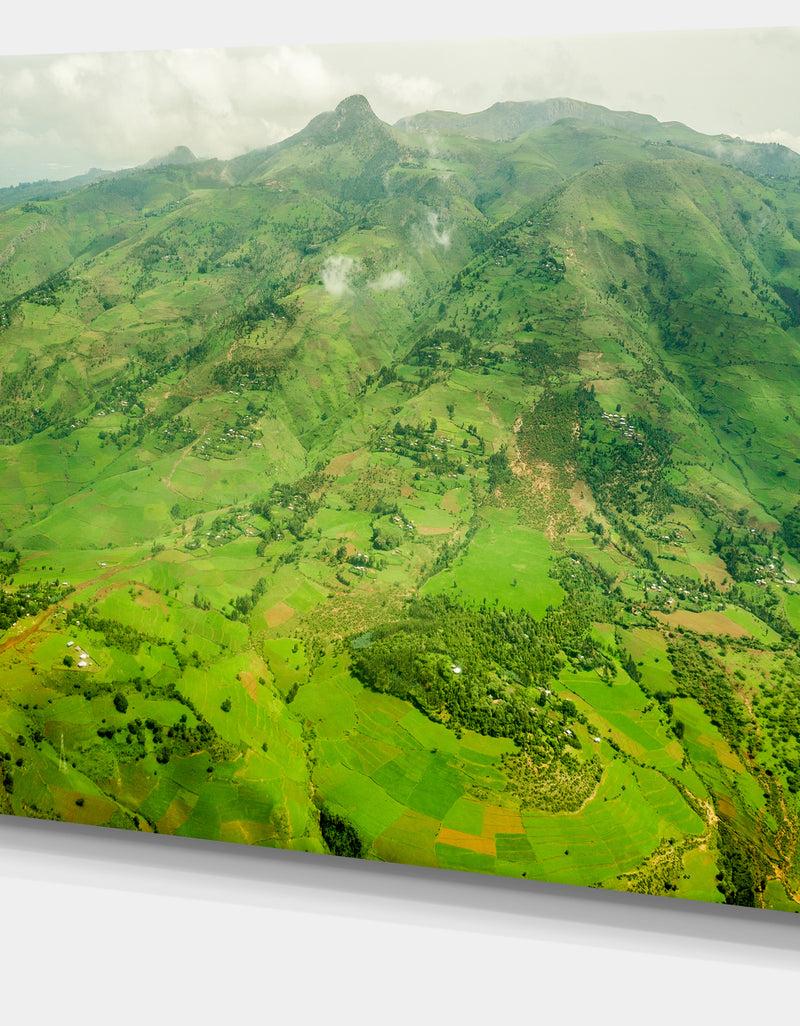 DesignQ Highlands Around Addis Ababa - Landscape Wall Artwork