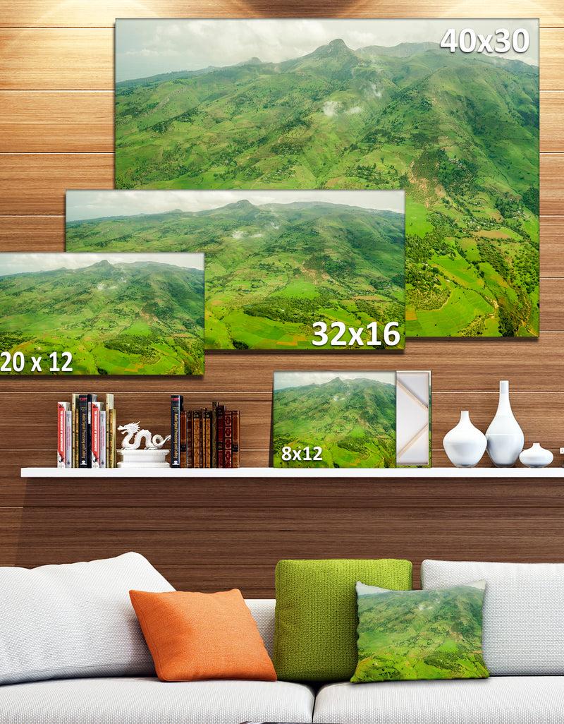 DesignQ Highlands Around Addis Ababa - Landscape Wall Artwork