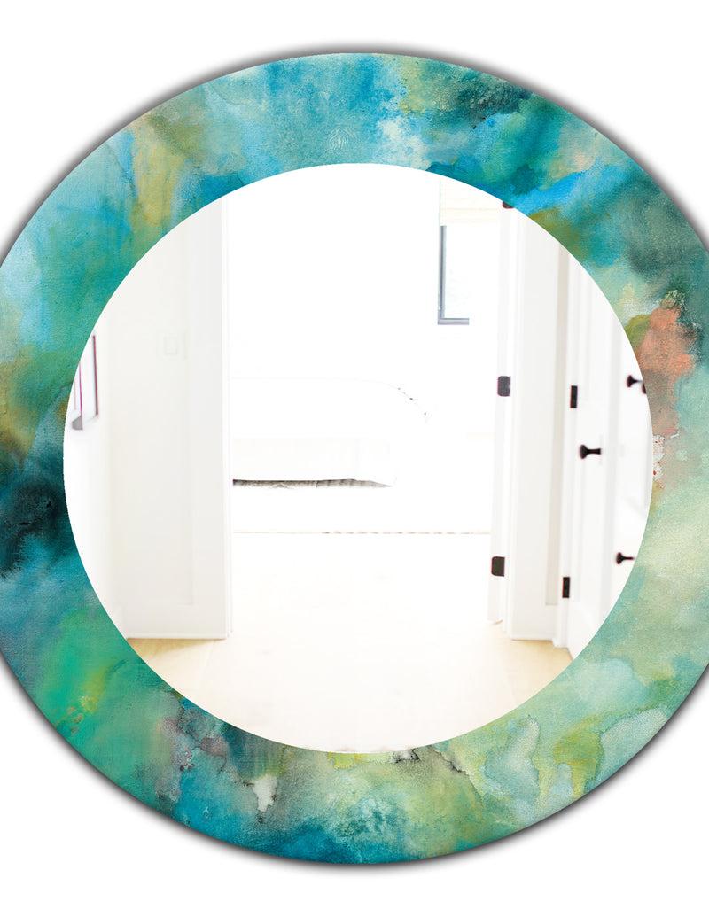 DesignQ Interstellar - Modern Mirror - Oval Or Round Wall Mirror