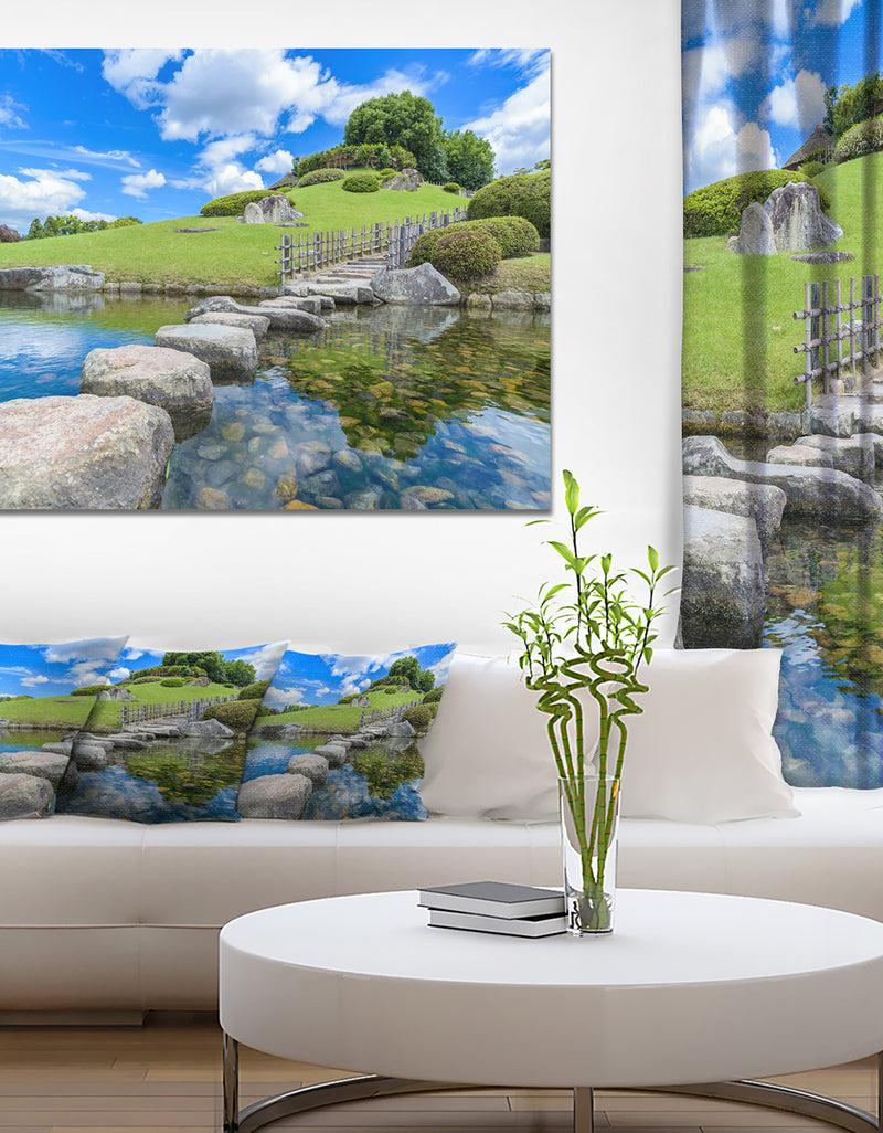 DesignQ Japanese Garden in Okayama - Landscape Wall Artwork
