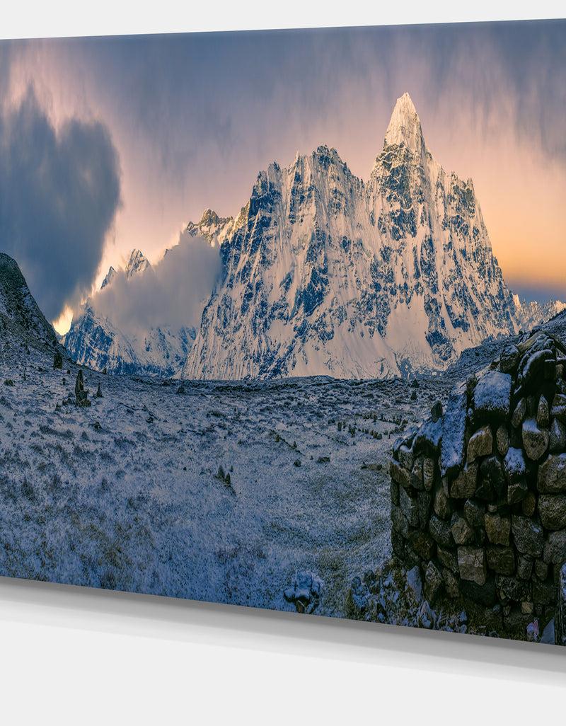 DesignQ Kangchenjunga Panorama - Large Landscape Canvas Art Print