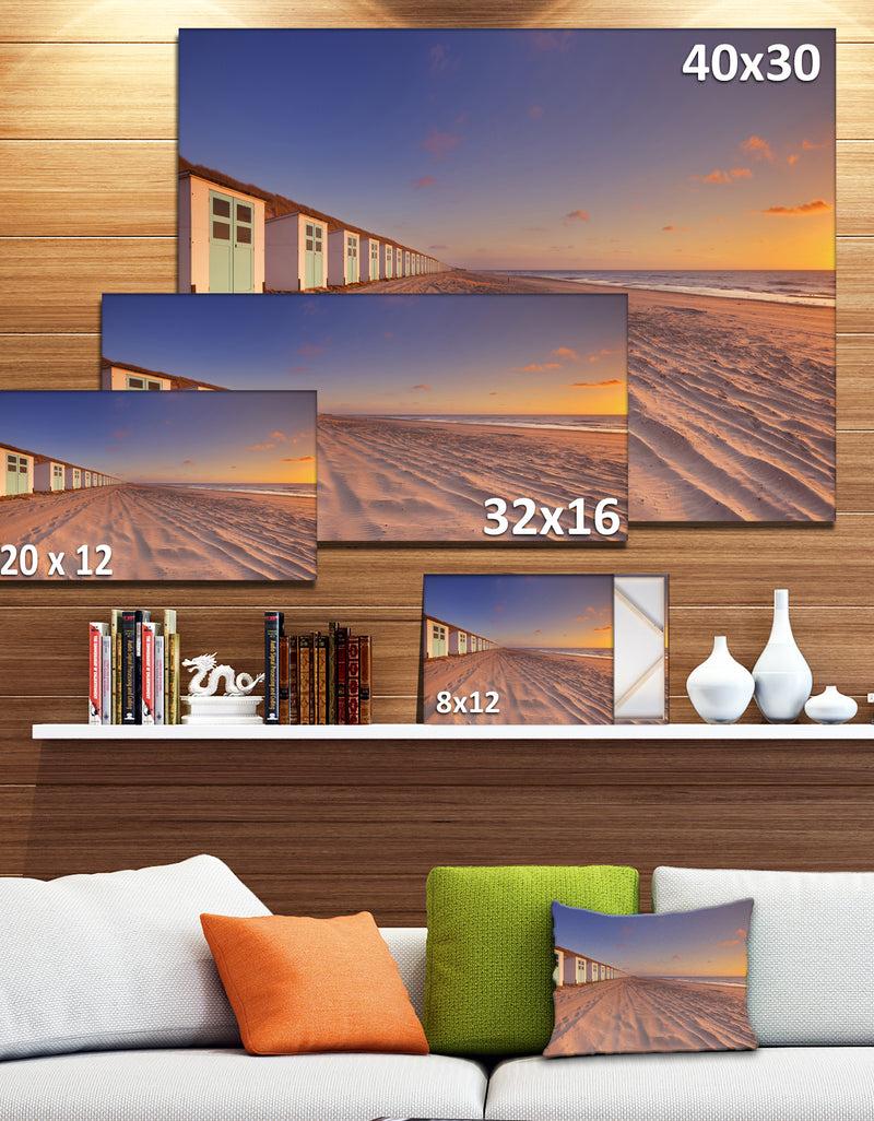 DesignQ Laguna Canapa Bolivia At Sunset - Modern Landscape Canvas Art