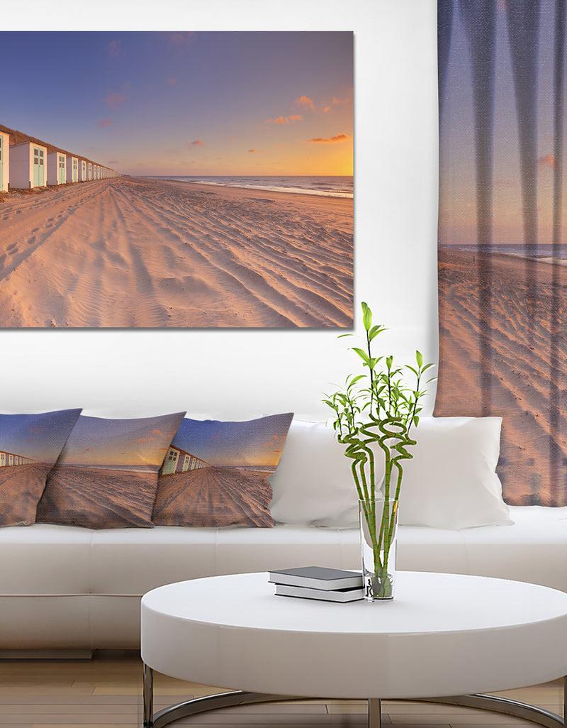 DesignQ Laguna Canapa Bolivia at Sunset - Modern Landscape Canvas Art