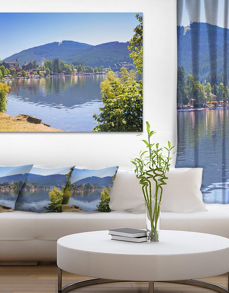 DesignQ Lake Titisee Black Forest Germany - Photo Canvas Print