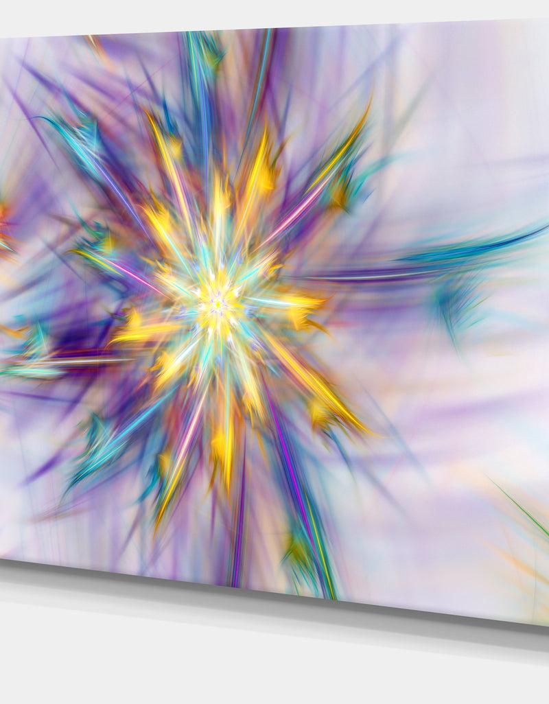 DesignQ Large Exotic Colorful Flower - Extra Large Floral Wall Art On Canvas