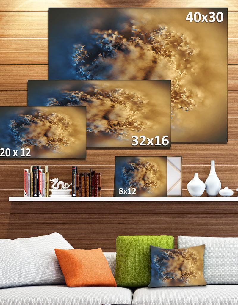DesignQ Large Macro Prickly Texture Brown - Abstract Canvas Wall Art