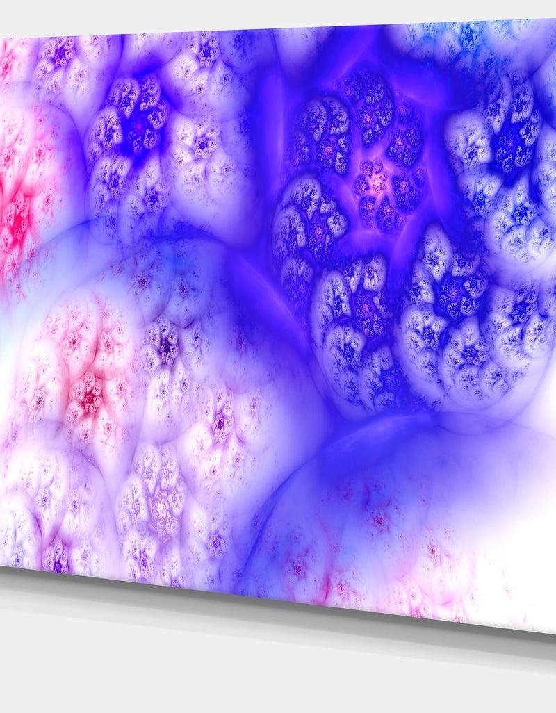 DesignQ Light Blue Magic Stormy Sky - Extra Large Abstract Canvas Art Print